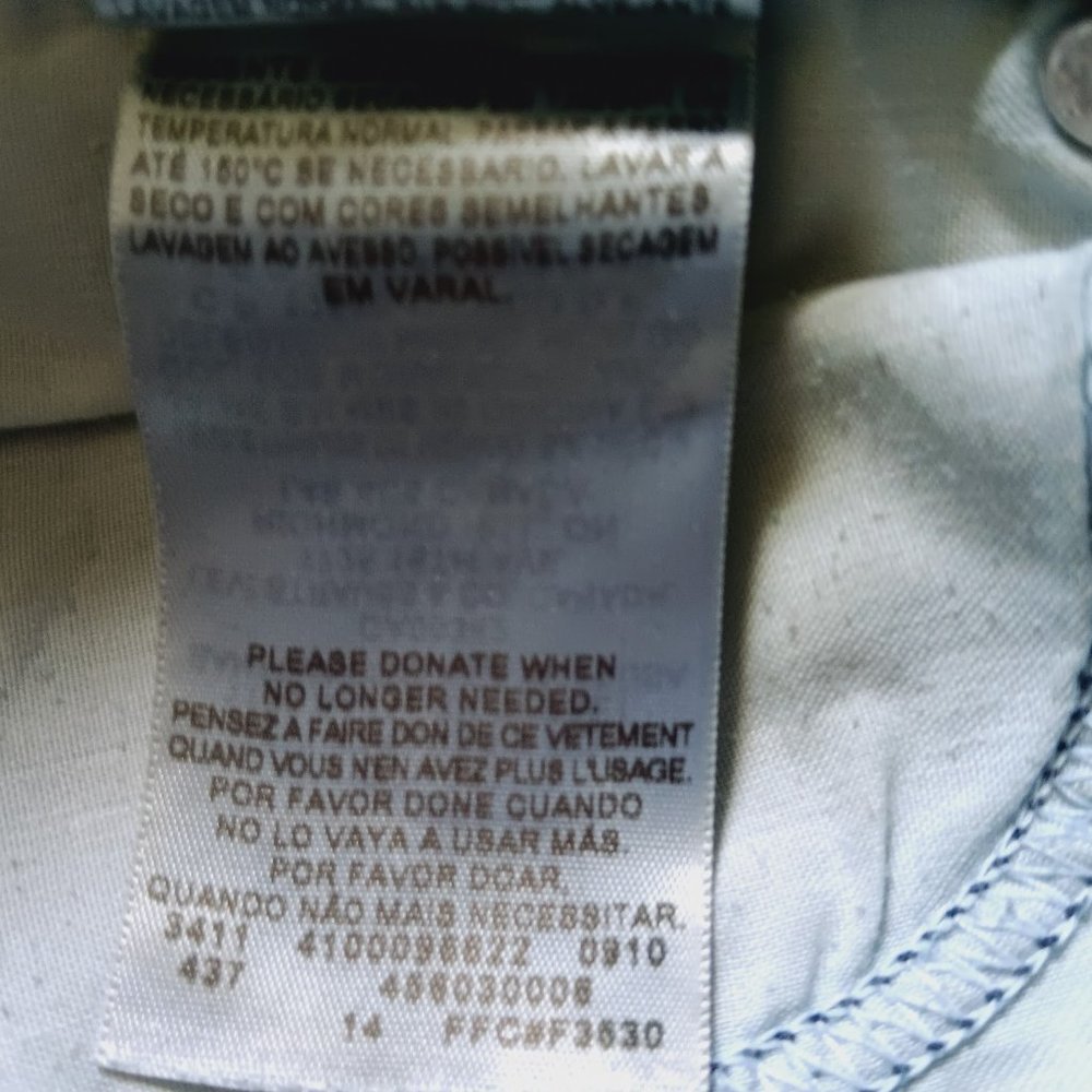 Levi's 531 Low Rise Skinny Jeans, Size 28 - Picture 7 of 8